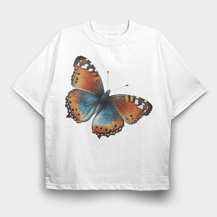 Butterfly Mystique Clipart, Tricou Oversize Barbati (Unisex)