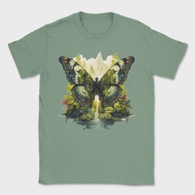 Butterfly Nature Island, Tricou Barbati (Unisex)
