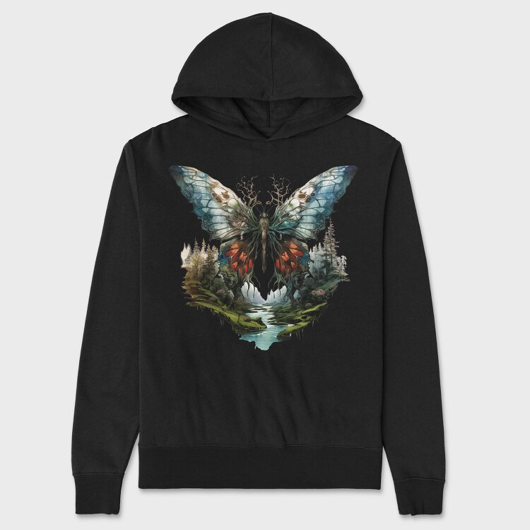 Butterfly Nature Isle, Hanorac Oversize Barbati (Unisex)