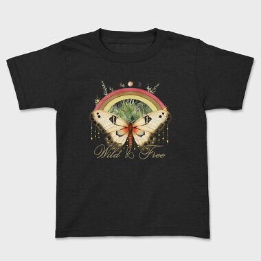 Butterfly Nature Mandala, Tricou Copii