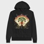 Butterfly Nature Mandala, Hanorac Oversize Barbati (Unisex)
