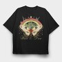 Butterfly Nature Mandala, Tricou Oversize Barbati (Unisex)