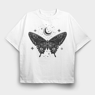Butterfly Night Saga, Tricou Oversize Barbati (Unisex)