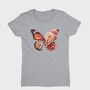 Butterfly Serenity Flowers, Tricou Femei