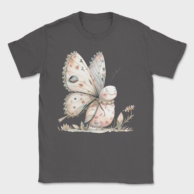 Butterfly Smile Clipart, Tricou Barbati (Unisex)