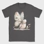 Butterfly Smile Clipart, Tricou Barbati (Unisex)