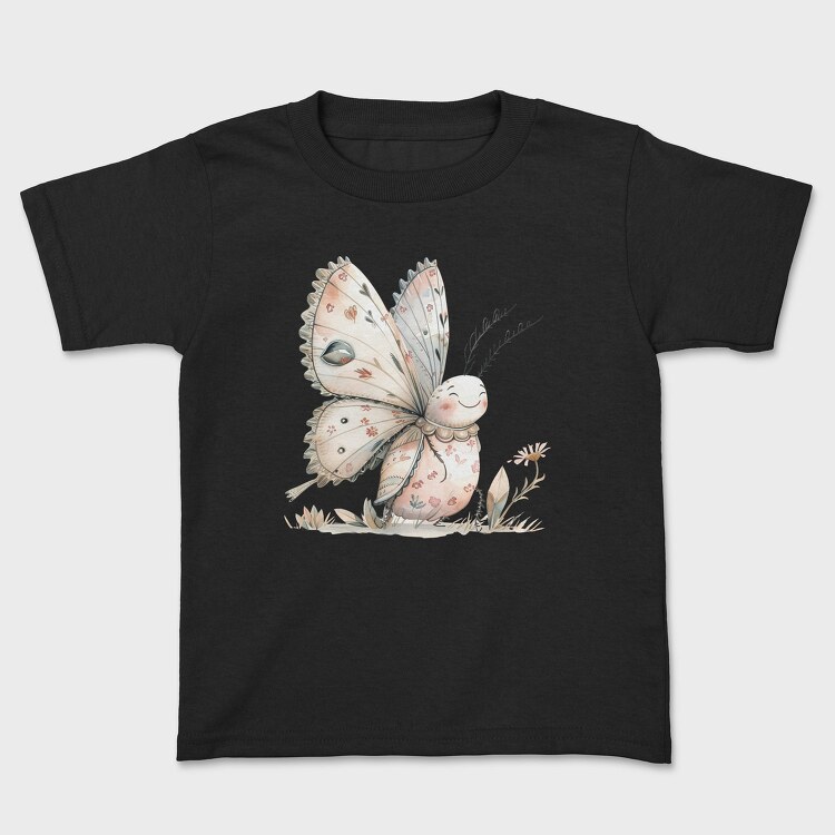 Butterfly Smile Clipart, Tricou Copii