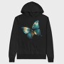 Butterfly Splendor Clipart, Hanorac Oversize Barbati (Unisex)