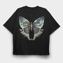 Butterfly Stars Clipart, Tricou Oversize Barbati (Unisex)