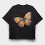 Butterfly Transparent Clipart, Tricou Oversize Barbati (Unisex)