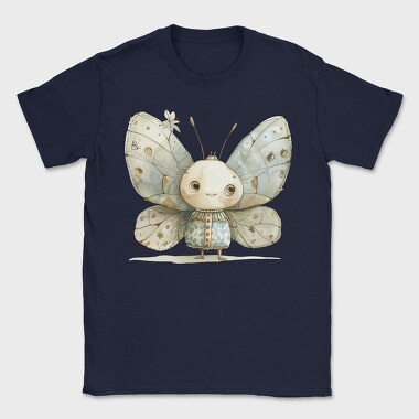 Butterfly Vintage Girl, Tricou Barbati (Unisex)