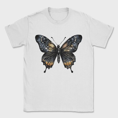 Butterfly Watercolor Clipart, Tricou Barbati (Unisex)