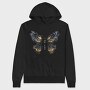 Butterfly Watercolor Clipart, Hanorac Oversize Barbati (Unisex)