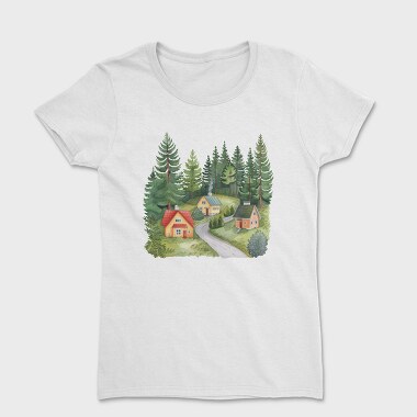 Cabin In Forest, Tricou Femei