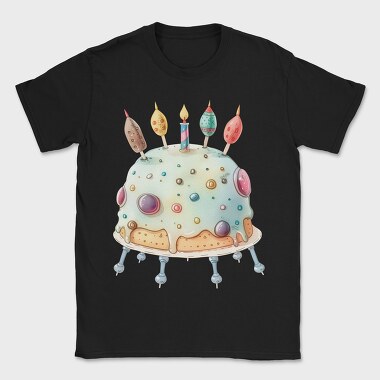 Cake Birthday Candles, Tricou Barbati (Unisex)