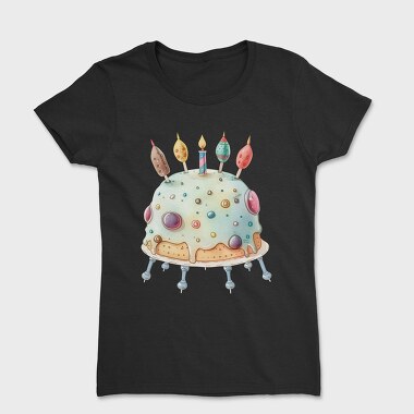 Cake Birthday Candles, Tricou Femei