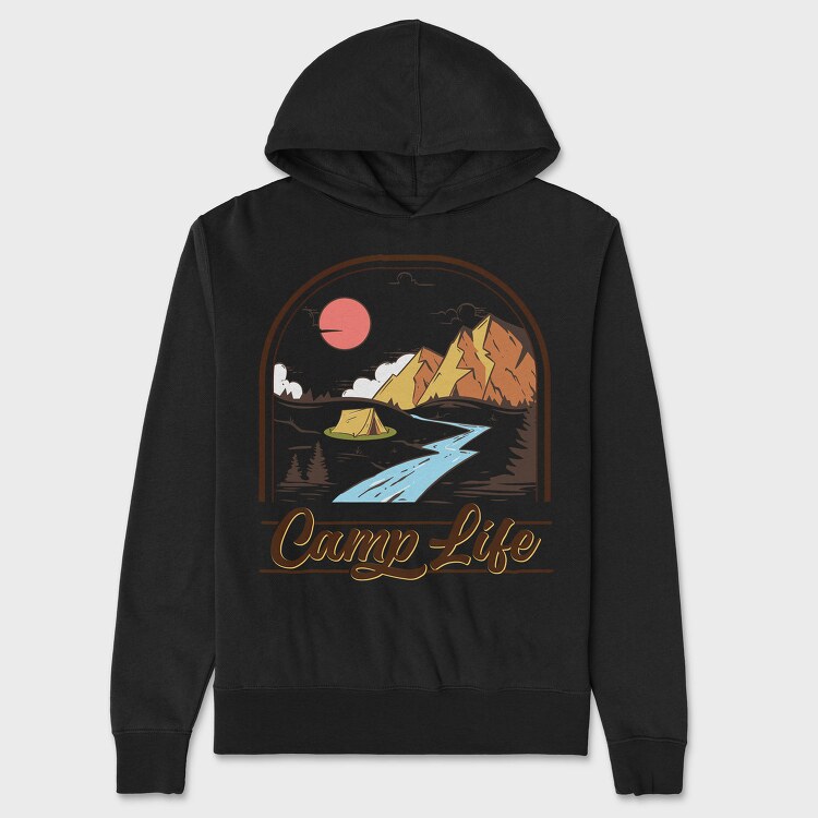 Camp Life, Hanorac Oversize Barbati (Unisex)