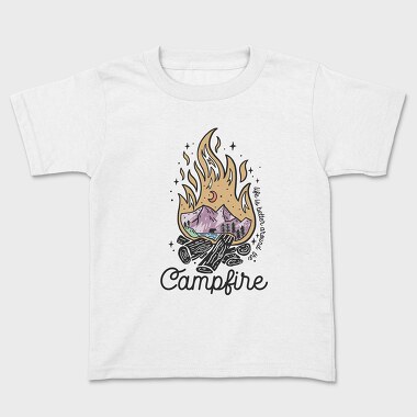 Campfire Mountain Night, Tricou Copii