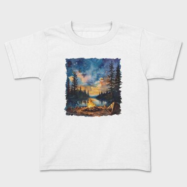 Campfire Night Forest, Tricou Copii