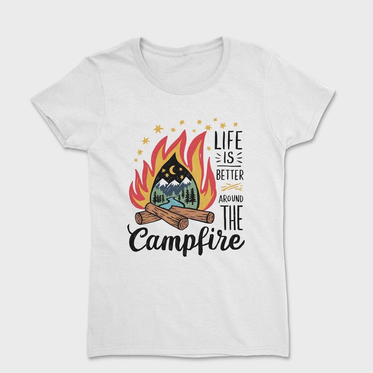 Campfire Night Mood, Tricou Femei