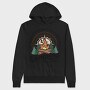 Camping Friends Drinks, Hanorac Oversize Barbati (Unisex)