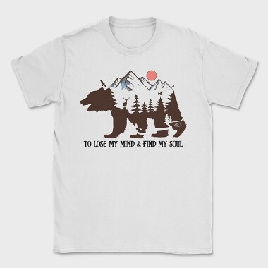 Camping Mountain Bear, Tricou Barbati (Unisex)