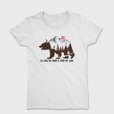 Camping Mountain Bear, Tricou Femei