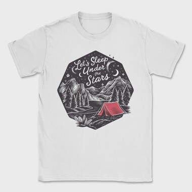 Camping Mountain Night, Tricou Barbati (Unisex)
