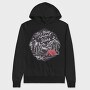 Camping Mountain Night, Hanorac Oversize Barbati (Unisex)