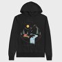 Camping Mountain River, Hanorac Oversize Barbati (Unisex)