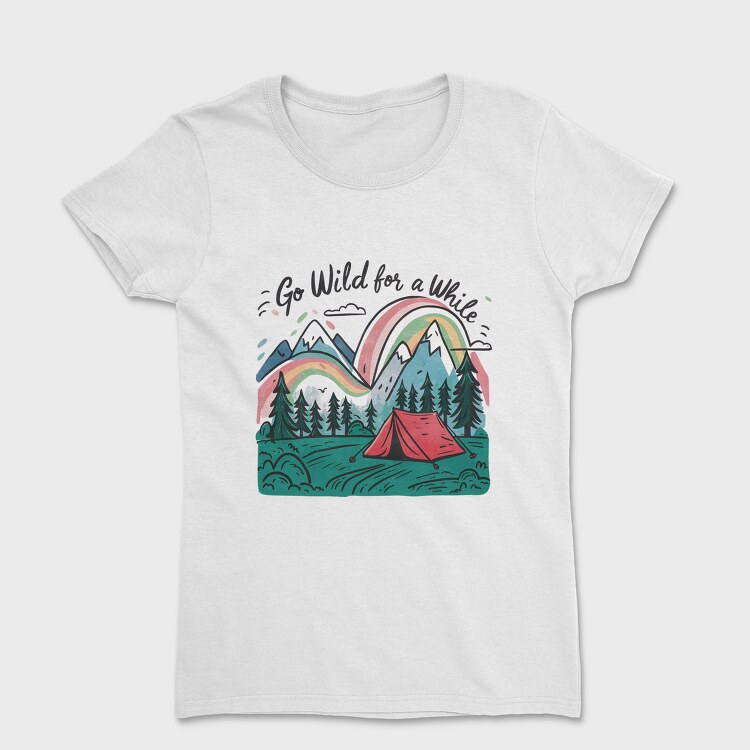 Camping Rainbow Mountain, Tricou Femei