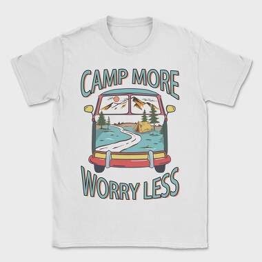 Camping Vintage Car, Tricou Barbati (Unisex)