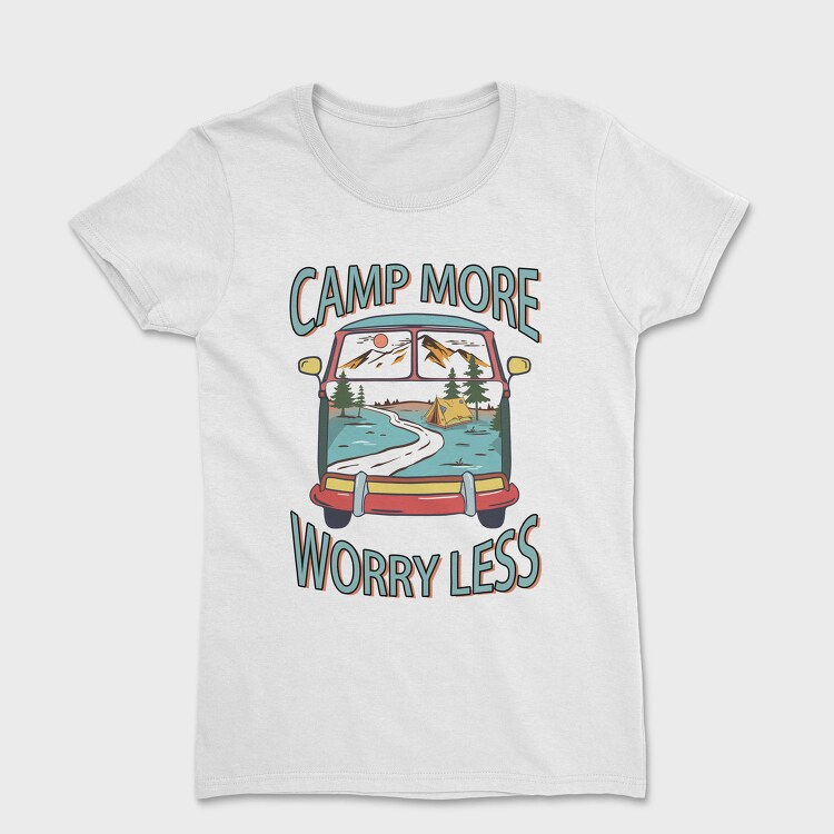 Camping Vintage Car, Tricou Femei
