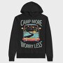 Camping Vintage Car, Hanorac Oversize Barbati (Unisex)