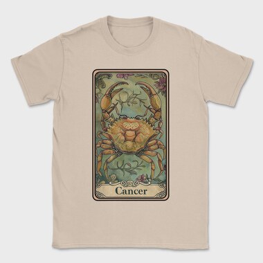Cancer Crab Flowers, Tricou Barbati (Unisex)