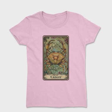 Cancer Crab Flowers, Tricou Femei