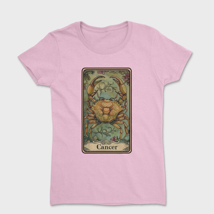 Cancer Crab Flowers, Tricou Femei