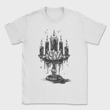 Candle Flower Sparks, Tricou Barbati (Unisex)