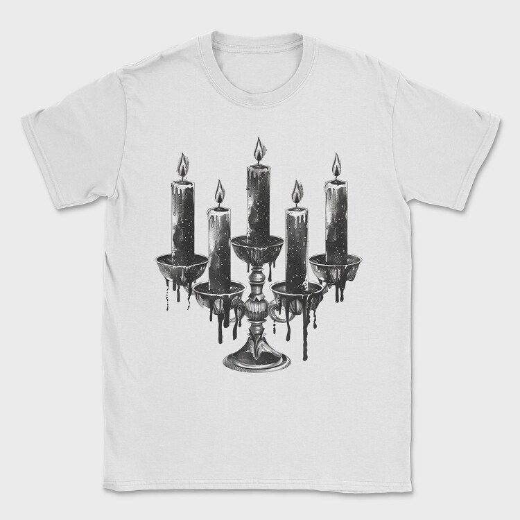 Candle Holder Gothic, Tricou Barbati (Unisex)