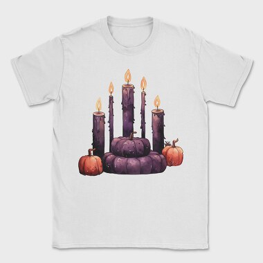 Candles Pumpkins Gothic, Tricou Barbati (Unisex)