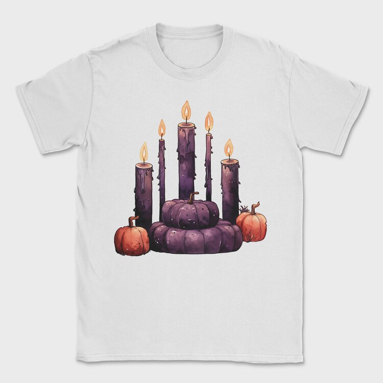 Candles Pumpkins Gothic, Tricou Barbati (Unisex)