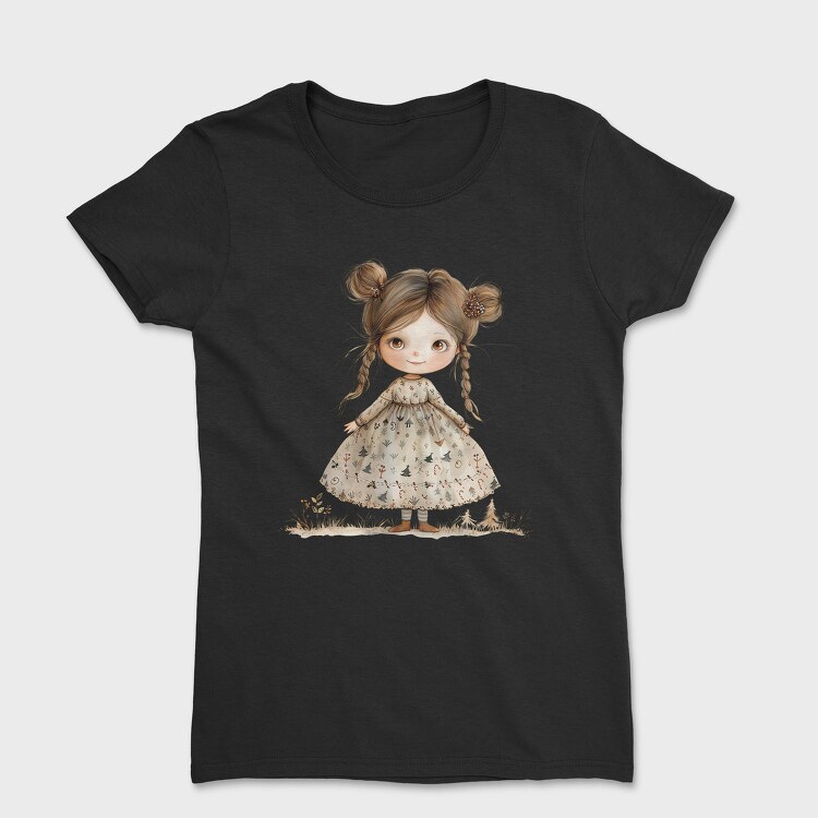 Candy Cane Magic Girl, Tricou Femei