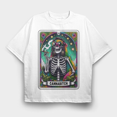 Cannabitch, Tricou Oversize Barbati (Unisex)
