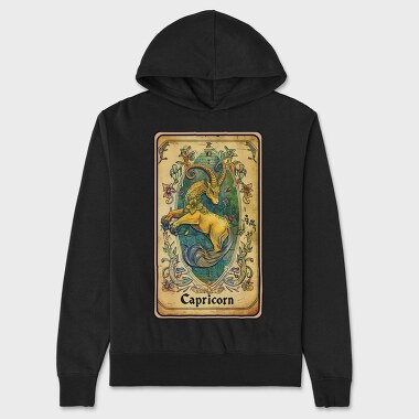 Capricorn Animal Floral, Hanorac Oversize Barbati (Unisex)
