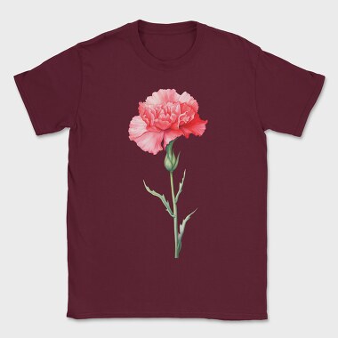 Carnation Flower 01, Tricou Barbati (Unisex)