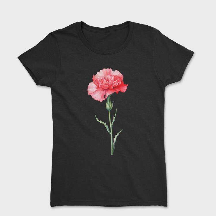 Carnation Flower 01, Tricou Femei