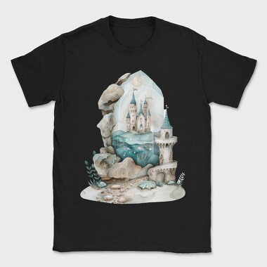 Castle In Crystal Ocean, Tricou Barbati (Unisex)