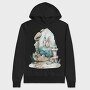 Castle In Crystal Ocean, Hanorac Oversize Barbati (Unisex)