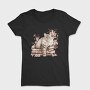 Cat Book Lover, Tricou Femei