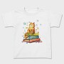 Cat Books Bubbles, Tricou Copii